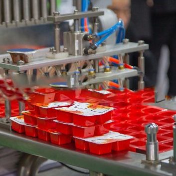 Hazır kap dolum makinası Tetripak Makine dolum kapatma ve etiketleme (3)